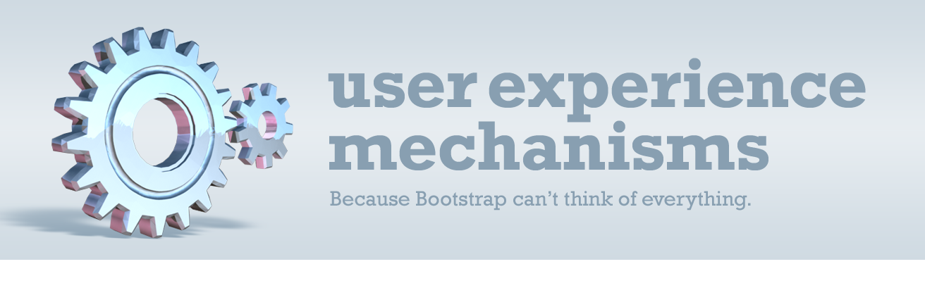 User Experience Mechanisms